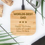 Personalised Wireless Bamboo Phone Charger Star, thumbnail 2 of 4