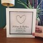Personalised 6th Anniversary Gift Framed Iron Heart, thumbnail 4 of 7