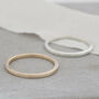 Plain Band Ring. 9ct Gold Stackable Ring, thumbnail 1 of 8