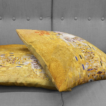 Klimt Adele Bloch Bauer Art Cushion Cover, 7 of 10