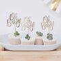 Oh Baby! Baby Shower Cupcake Cake Toppers X 12, thumbnail 1 of 2