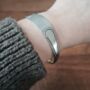Wave Vintage Sugar Tong Bangle, thumbnail 5 of 6