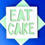 Eat Cake Papercut Birthday Card, thumbnail 2 of 4