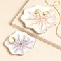 Set Of Two Wavy Organic Floral Trinket Dish Set, thumbnail 1 of 5