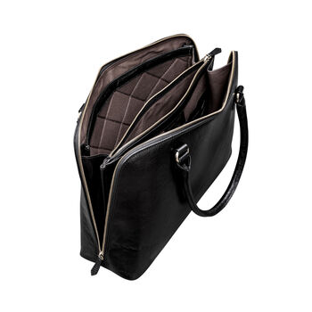 Women's Premium Leather Laptop Handbag 'Fiorella', 8 of 12