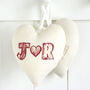Personalised Couples Initials Hanging Heart Gift, thumbnail 1 of 12