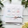 Handmade New Baby Card. Elephant Theme. Multiples Twins/Triplets, thumbnail 10 of 12