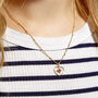 Shot Through The Heart And Birthstone Valentines Necklace, thumbnail 6 of 9