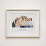 Personalised Grandmother Portrait, Hand Drawn From Photo, Custom Watercolour Artwork, Birthday Or Christmas Gift For Grandma Or Nana, thumbnail 1 of 10