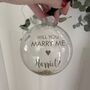 Marry Me Proposal Bauble, thumbnail 1 of 3