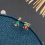 Christmas Tree And Present Earrings, thumbnail 4 of 7