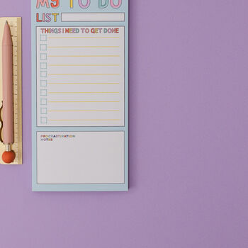 Colourful Daily Slim Dl To Do List Note Pad | | Stop Procrastination, 4 of 6