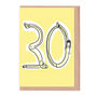 Bendy Milestone Birthday Age Cards, thumbnail 6 of 12