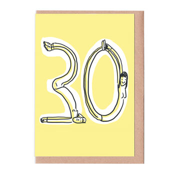 Bendy Milestone Birthday Age Cards, 6 of 12