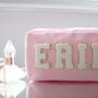 Personalised Cosmetic Make Up Bags With Glitter Letters, thumbnail 6 of 12