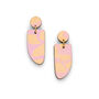 'Kelly' Pink And Orange Sustainable Earrings, thumbnail 2 of 9
