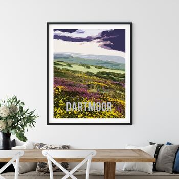 Dartmoor National Park, Fine Art Travel Poster, 2 of 7