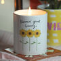 Sunflowers Candle For Mummy Or Granny, thumbnail 2 of 2