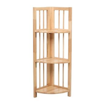 Modern Wood Corner Bookcase, 6 of 6