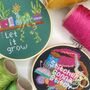 Let It Grow Cross Stitch Kit, thumbnail 5 of 5