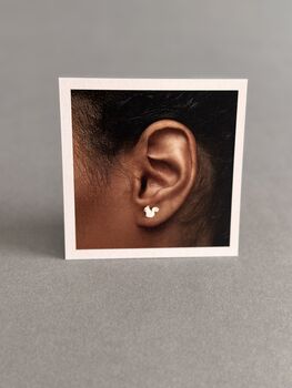 You Are Nuts Sterling Silver Squirrel Earrings, 6 of 9