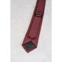 Burgundy Red Textured Tie Set And Socks Wedding Groomsmen Gift, thumbnail 8 of 8