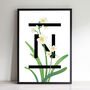 Personalised A To Z Flowers Alphabet Art Print, thumbnail 10 of 12