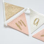 Personalised Neutral And Gold Bunting, thumbnail 3 of 5