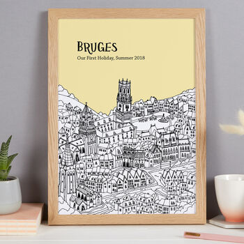Personalised Bruges Print, 8 of 10