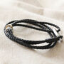 Men's Personalised Double Cord Wrap Bracelet, thumbnail 6 of 7