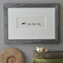 Border Collie And Woolly Sheep Hand Finished Art Print, thumbnail 2 of 5