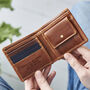 Personalised Leather Colour Block Coin Wallet, thumbnail 1 of 2