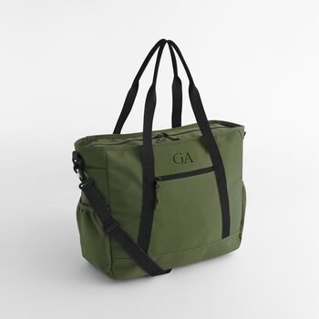 Personalized Men's Weekend Tote Bag, Travel Bag, 6 of 6