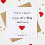 Personalised 2nd Cotton Wedding Anniversary Card, thumbnail 6 of 6