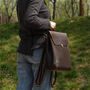 Worn Look Leather Backpack For Ladies, thumbnail 3 of 12