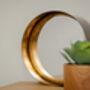 Small Round Black Cylinder Wall Mirror, thumbnail 6 of 10
