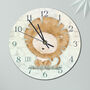Lion Personalised Clock, thumbnail 1 of 4