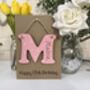 Personalised 13th Birthday Letter Wooden Keepsake Card, thumbnail 6 of 6