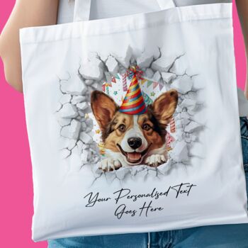 Personalised Welsh Corgi Birthday Break Through, 8 of 8