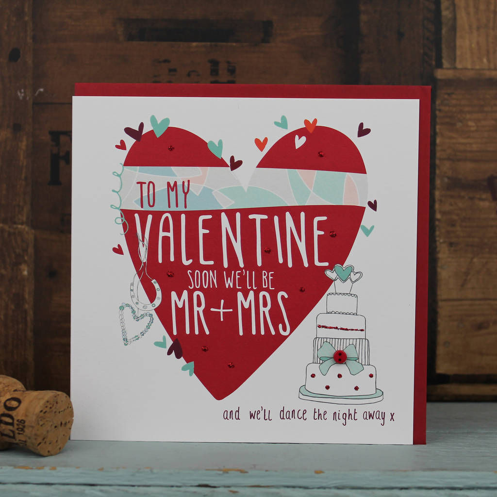 Valentines Day Card For Fiance/ Fiancee By Molly Mae ...