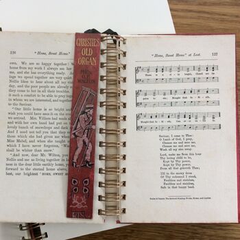 'Christies Old Organ' Upcycled Notebook, 3 of 4