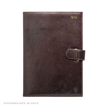 A4 Leather Document Case / Meeting Folder. 'The Gallo', 12 of 12