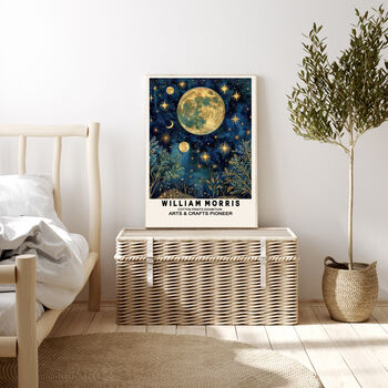 William Morris Midnight Sky Art Print, 2 of 3