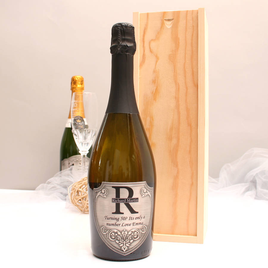 prosecco custom label