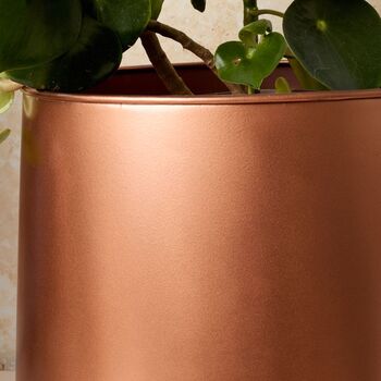 Tamra Copper Floor Planter, 4 of 4
