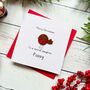 Little Robin Personalised Christmas Card, thumbnail 3 of 4