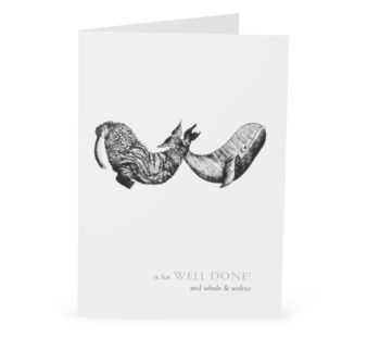 W Is For Well Done! Card, 2 of 2