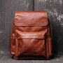 Vintage Leather Backpack, thumbnail 11 of 12
