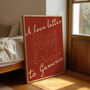 Gemini Zodiac Print | A Love Letter To Gemini | Astrology Wall Art | Star Sign Gift Poster, thumbnail 6 of 8