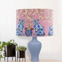 Chinoiserie Leopard Twins On Pink Lampshade, thumbnail 2 of 5